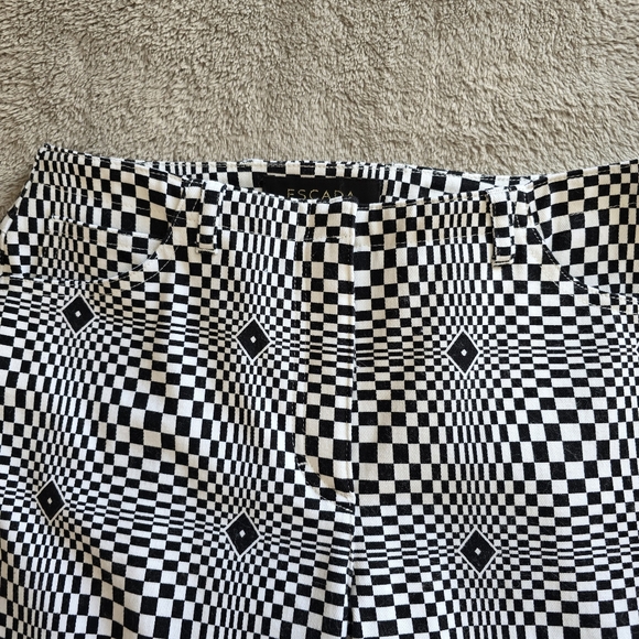 Escada Optical Illusion Flare Pants size 34 - Picture 5 of 14